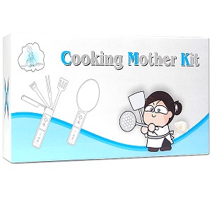 Cooking Kit for Wii - Pan, Knife, Spatula, Fork & Grater
